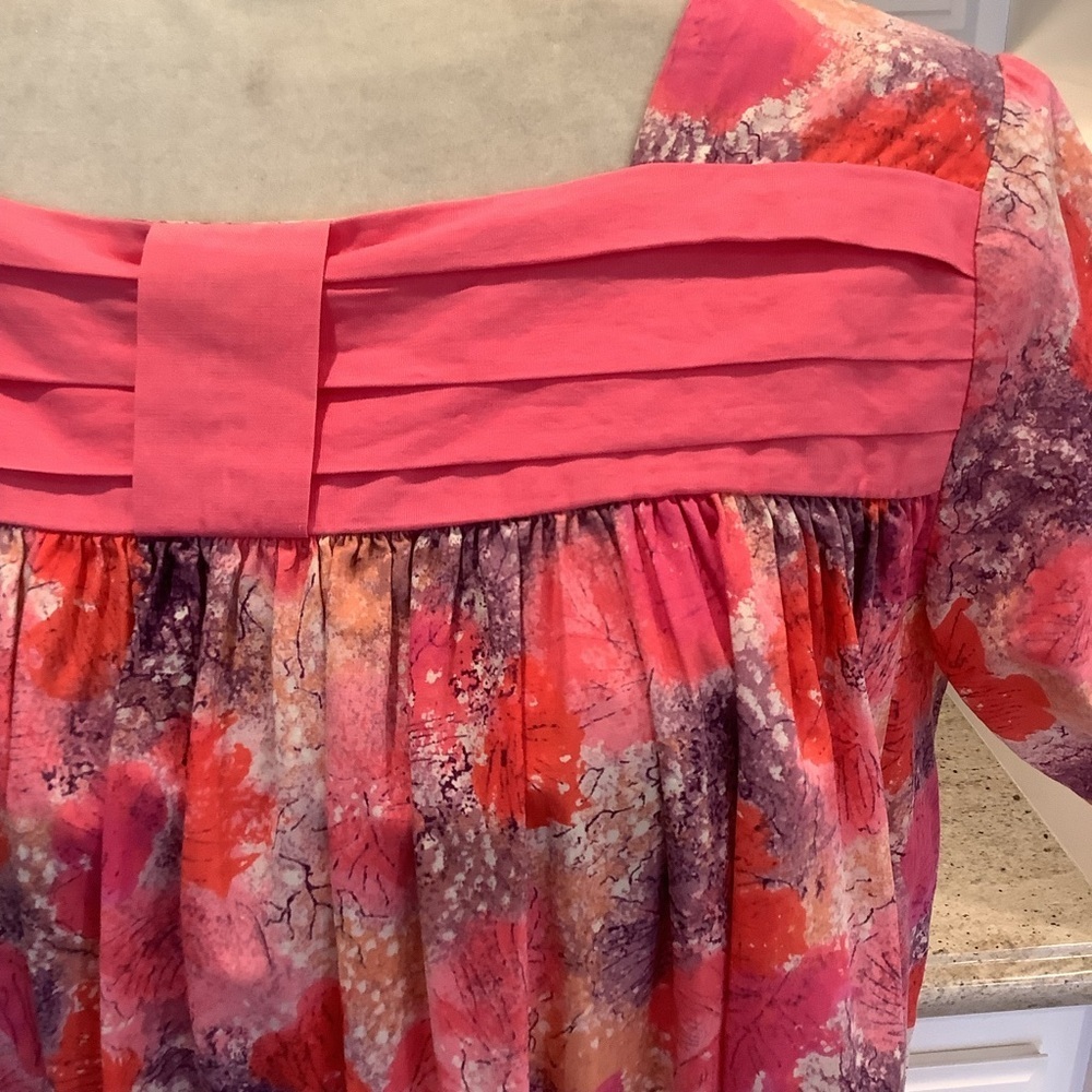 Vintage Pink and Purple Maxi Muumuu Dress Made in Hawaii Size Small - Picture 6 of 8